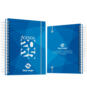Agenda 2025 Capa Dura 15x21 Miolo PB Laminação Wire-o Sem Opções