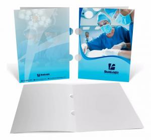 Pastas Personalizadas Com Orelha OFFSERTT 240g 44x21cm Área Externa Capa e Contra Capa Laminação Orelha para fixar documentos Sem Opções